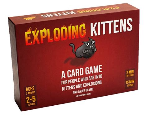 Exploding Kittens: Een ontploffend grappig kaartspel vol katten en onverwachte draai!