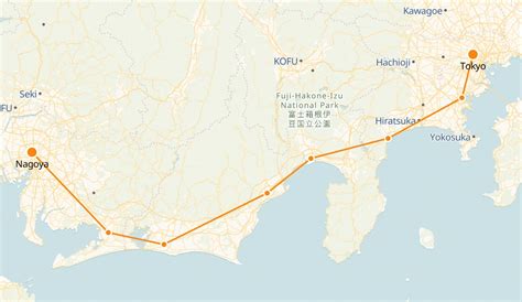 名古屋から東京 電車 時空を超える旅の可能性